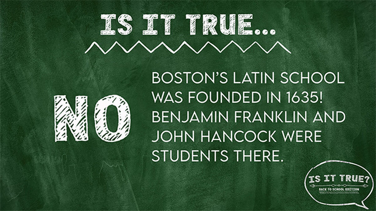 Is it True? Back to School Edition image number null